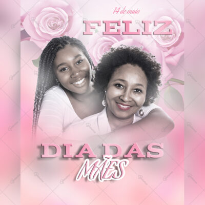 Feliz Dia das Mães Post Social Media Template PSD Editável